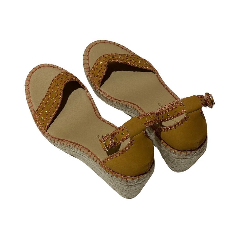 Adrienne Vittadini Women’s Charming Canvas Open Toe Espadrille Wedge Sandal 7.5 - Picture 12 of 13